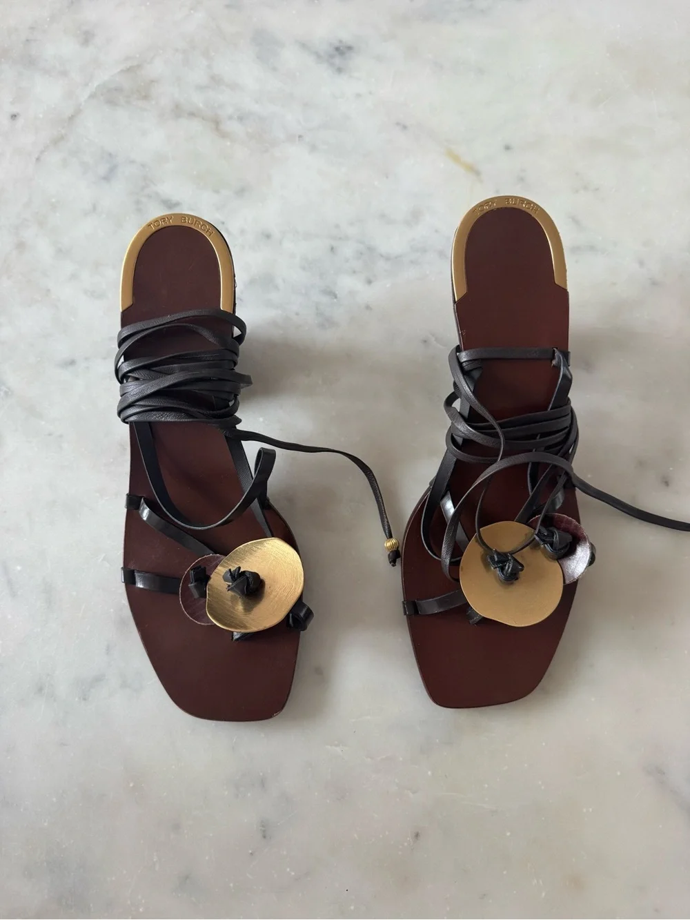 Tory Burch ankle wrap sandals